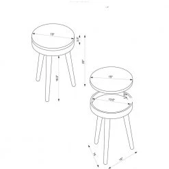 Fannin Aqua Blue Side Table by Powell Company -Powell Company Shop aqua blue powell company kids tables chairs hd1378a19a 44 1000