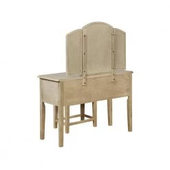 Fischer Wire Brush Driftwood Look Vanity and Bench by Powell Company -Powell Company Shop barnwood powell company jewelry armoires hd1186j19 4f 1000