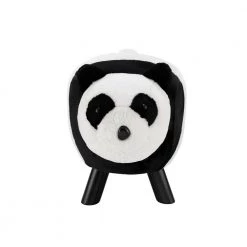 Layla Black and White Panda Bear Kids Stool 24 in. W x 13.50 in. D x 15 in. H by Powell Company -Powell Company Shop black and white powell company kids chairs hd1616y21 c3 1000