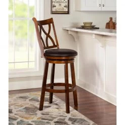 Orono Big and Tall Barstool by Powell Company -Powell Company Shop black brown powell company bar stools hd1046b19bs 31 1000