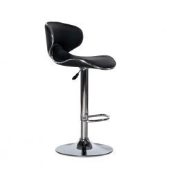 32 in. Adjustable Height Black and Chrome Bar Stool by Powell Company -Powell Company Shop black chrome powell company bar stools 171 890 77 1000