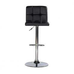 Gonzales Black Faux Leather Adjustable Barstool by Powell Company -Powell Company Shop black chrome powell company bar stools hd1194b19 4f 1000