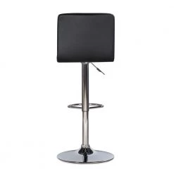 Gonzales Black Faux Leather Adjustable Barstool by Powell Company -Powell Company Shop black chrome powell company bar stools hd1194b19 66 1000