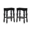Schroder 24 in. Black Counter Stool by Powell Company -Powell Company Shop black powell company bar stools hd1210d19cs 64 1000