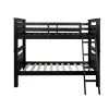 Hayes Black Twin Bunk Bed by Powell Company 1 Hayes Black Twin Bunk Bed by Powell Company -Powell Company Shop black powell company bunk beds hd1105y19b 64 1000