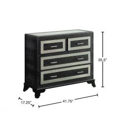 Sparks 42 in. Black Standard Rectangle Wood Console Table with Drawers by Powell Company -Powell Company Shop black powell company console tables hd1008a19 40 1000