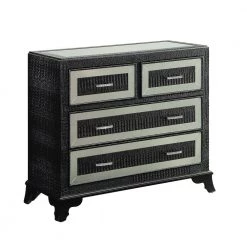 Sparks 42 in. Black Standard Rectangle Wood Console Table with Drawers by Powell Company