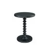 Black Round Spindle Table by Powell Company 2 Black Round Spindle Table by Powell Company -Powell Company Shop black powell company end side tables 502 410 64 1000