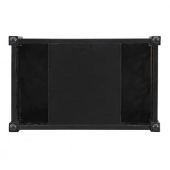 Kinzlee 22 in. W x 14 in. D x 20 in. H Black Square Wood Magazine End / Side Table by Powell Company -Powell Company Shop black powell company end side tables hd1737mt21 a0 1000