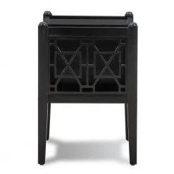 Kinzlee 22 in. W x 14 in. D x 20 in. H Black Square Wood Magazine End / Side Table by Powell Company -Powell Company Shop black powell company end side tables hd1737mt21 e1 1000