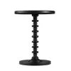 Spencer 17 in. W x 17 in. D x 22.5H Black Round Wood End / Side Table by Powell Company -Powell Company Shop black powell company end side tables hd1760st21 64 1000
