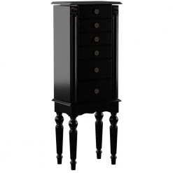 Ebony Black Finish Jewelry Armoire by Powell Company