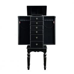 Ebony Black Finish Jewelry Armoire by Powell Company -Powell Company Shop black powell company jewelry armoires 502 317 77 1000