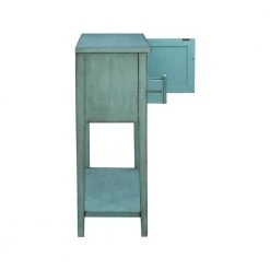 Portland 46 in. Blue Standard Rectangle Wood Console Table with Drawers by Powell Company -Powell Company Shop blue powell company console tables hd1037a19 1d 1000