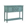 Portland 46 in. Blue Standard Rectangle Wood Console Table with Drawers by Powell Company -Powell Company Shop blue powell company console tables hd1037a19 64 1000
