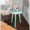 Maple Aqua Blue Side Table by Powell Company 1 Maple Aqua Blue Side Table by Powell Company -Powell Company Shop blue powell company kids tables chairs hd1341y19 64 1000