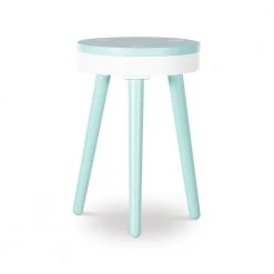 Maple Aqua Blue Side Table by Powell Company -Powell Company Shop blue powell company kids tables chairs hd1341y19 c3 1000