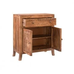 Greta 2-Door 1-Drawer Antique Brown Accent Cabinet by Powell Company 18 Greta 2-Door 1-Drawer Antique Brown Accent Cabinet by Powell Company -Powell Company Shop brown powell company accent cabinets hd1630ca21 1f 1000