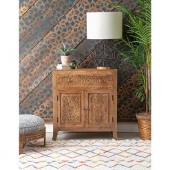 Greta 2-Door 1-Drawer Antique Brown Accent Cabinet by Powell Company 21 Greta 2-Door 1-Drawer Antique Brown Accent Cabinet by Powell Company -Powell Company Shop brown powell company accent cabinets hd1630ca21 31 1000