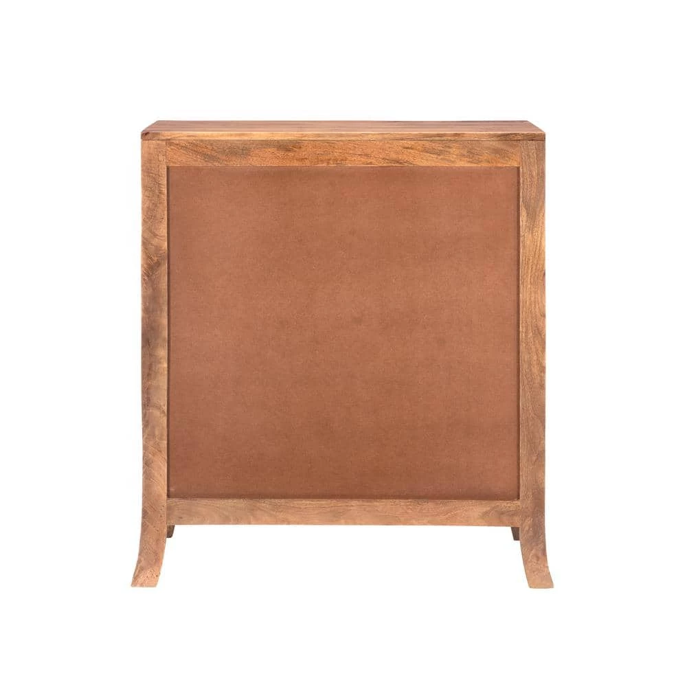 Greta 2-Door 1-Drawer Antique Brown Accent Cabinet by Powell Company 8 Greta 2-Door 1-Drawer Antique Brown Accent Cabinet by Powell Company - Image 6