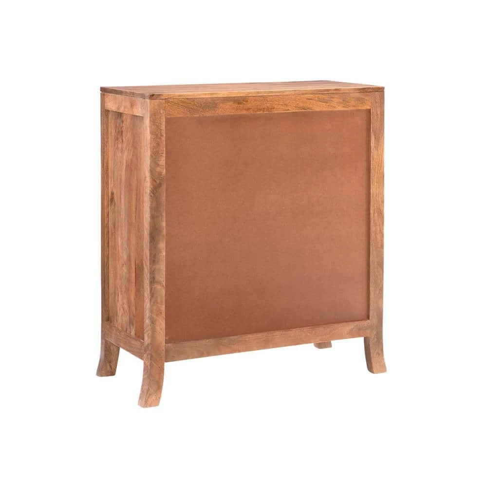 Greta 2-Door 1-Drawer Antique Brown Accent Cabinet by Powell Company 5 Greta 2-Door 1-Drawer Antique Brown Accent Cabinet by Powell Company - Image 3