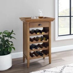 Lucille Brown Wood Wine Cabinet by Powell Company -Powell Company Shop brown powell company bar cabinets hd1557wc20b 31 1000