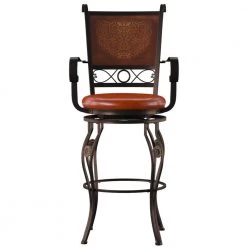 Rodriguez 30 in. Copper Stamped Bar Stool by Powell Company -Powell Company Shop brown powell company bar stools hd1197b19 c3 1000