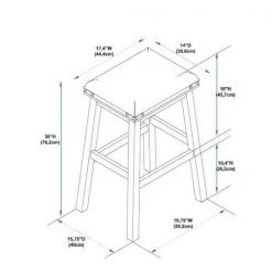 Samson 30" Bar Stool Brown by Powell Company -Powell Company Shop brown powell company bar stools hd1286b19 4f 1000