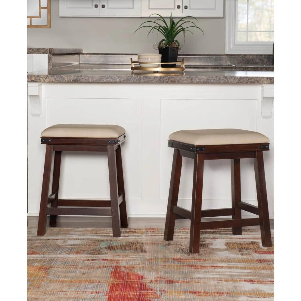 Samson 24" Counter Stool Brown by Powell Company 6 Samson 24" Counter Stool Brown by Powell Company - Image 4