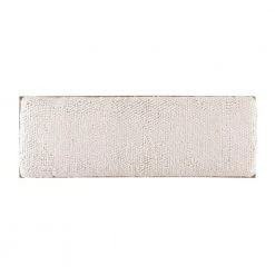 Myah Brown Bench with White Shaggy Upholstery 45 in. L x 16 in. D x 18 in. H by Powell Company -Powell Company Shop brown powell company bedroom benches hd1714ub21 a0 1000