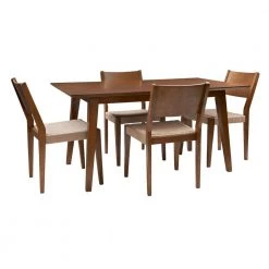 Marlene Brown Modern Dining Chair with Woven Rope Seats (Pack of 2 Chairs) by Powell Company -Powell Company Shop brown powell company dining chairs hd1588dc20 31 1000