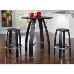 Johnson 3-Piece Rustic Dark Brown Pub Set by Powell Company 15 Johnson 3-Piece Rustic Dark Brown Pub Set by Powell Company -Powell Company Shop brown powell company dining room sets hd1116d19 31 1000