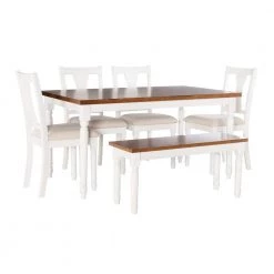 6-Piece Powell Angie Brown Dining Set by Powell Company