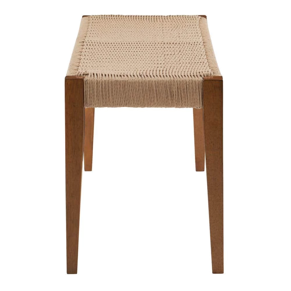 Marlene 6-Piece Brown Modern Dining Set with Woven Rope Seats by Powell Company 5 Marlene 6-Piece Brown Modern Dining Set with Woven Rope Seats by Powell Company - Image 3