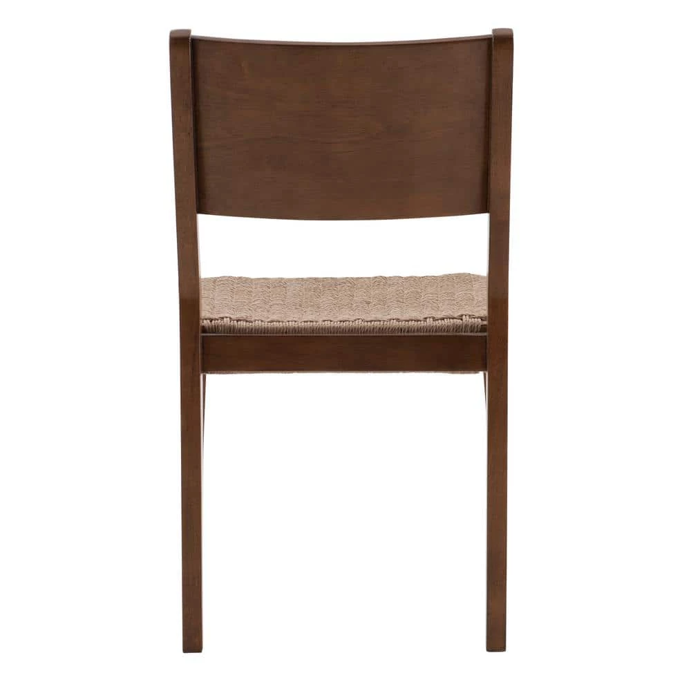 Marlene 6-Piece Brown Modern Dining Set with Woven Rope Seats by Powell Company 10 Marlene 6-Piece Brown Modern Dining Set with Woven Rope Seats by Powell Company - Image 8