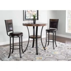 Terran Brown 3-Piece Pub Set by Powell Company -Powell Company Shop brown powell company dining room sets hd1734ps21 31 1000