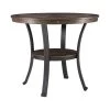 Terran 36 in. W Brown Round Side Table by Powell Company -Powell Company Shop brown powell company end side tables hd1736st21 64 1000