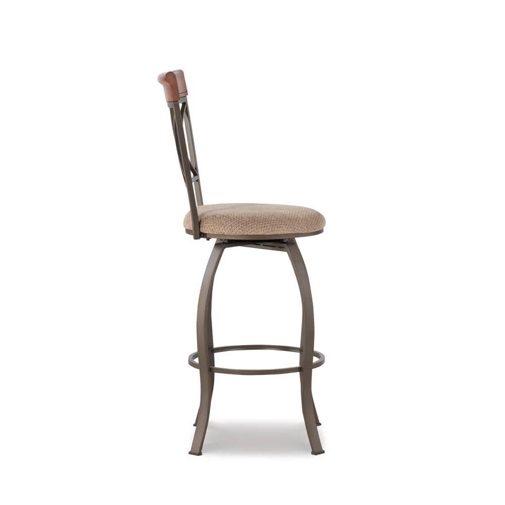 Masson 5-Piece Cherry/Pewter/Bronze Pub Set by Powell Company 4 Masson 5-Piece Cherry/Pewter/Bronze Pub Set by Powell Company - Image 2