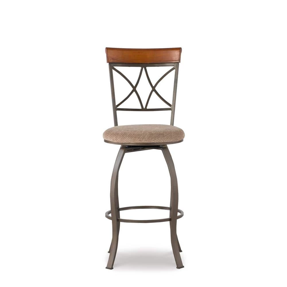 Masson 5-Piece Cherry/Pewter/Bronze Pub Set by Powell Company 10 Masson 5-Piece Cherry/Pewter/Bronze Pub Set by Powell Company - Image 8