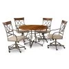Masson 5-Piece Cherry/Pewter/Bronze Dining Set by Powell Company