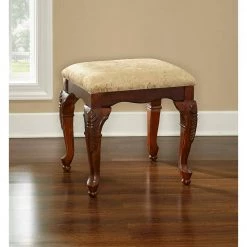 Faust Cherry Landing Bench 20.25 in. W x 16.5 in. D x 20.75 in. H by Powell Company -Powell Company Shop cherry powell company dining benches hd1774be21 31 1000