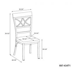 Masson Diamond Back Dining Chair (Set of 2) by Powell Company -Powell Company Shop cherry powell company dining chairs hd1242d19 1f 1000