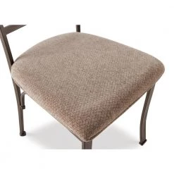 Masson Metal Frame Brushed Faux Medium Cherry Wood with Beige Polyester Seat Dining Chair (Set of 2) by Powell Company 12 Masson Metal Frame Brushed Faux Medium Cherry Wood with Beige Polyester Seat Dining Chair (Set of 2) by Powell Company -Powell Company Shop cherry powell company dining chairs hd1784sc21 1d 1000