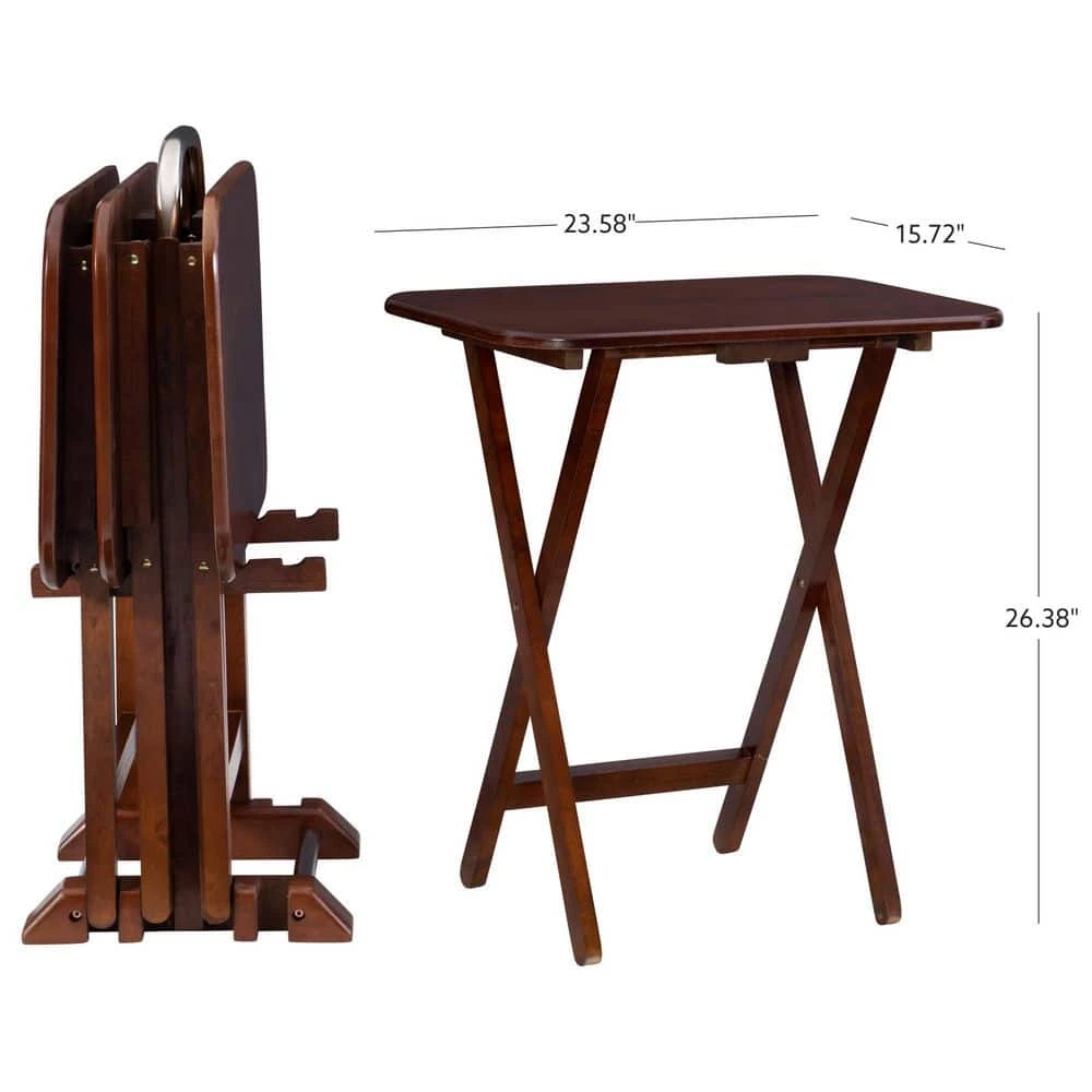 Hampden 5-Piece Snack Tray Table Set by Powell Company 9 Hampden 5-Piece Snack Tray Table Set by Powell Company - Image 7