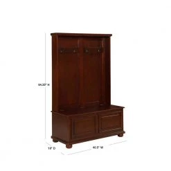 Chadwick Cherry Hall Tree by Powell Company -Powell Company Shop cherry powell company hall trees 15a7058 40 1000