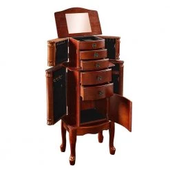 Daniau Cherry Jewelry Armoire by Powell Company -Powell Company Shop cherry powell company jewelry armoires hd1251j19 77 1000