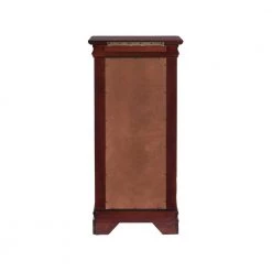 Greta Cherry Jewelry Armoire 20 in. W x 15 in. D x 42 in. H by Powell Company -Powell Company Shop cherry powell company jewelry armoires hd1763ja21 66 1000