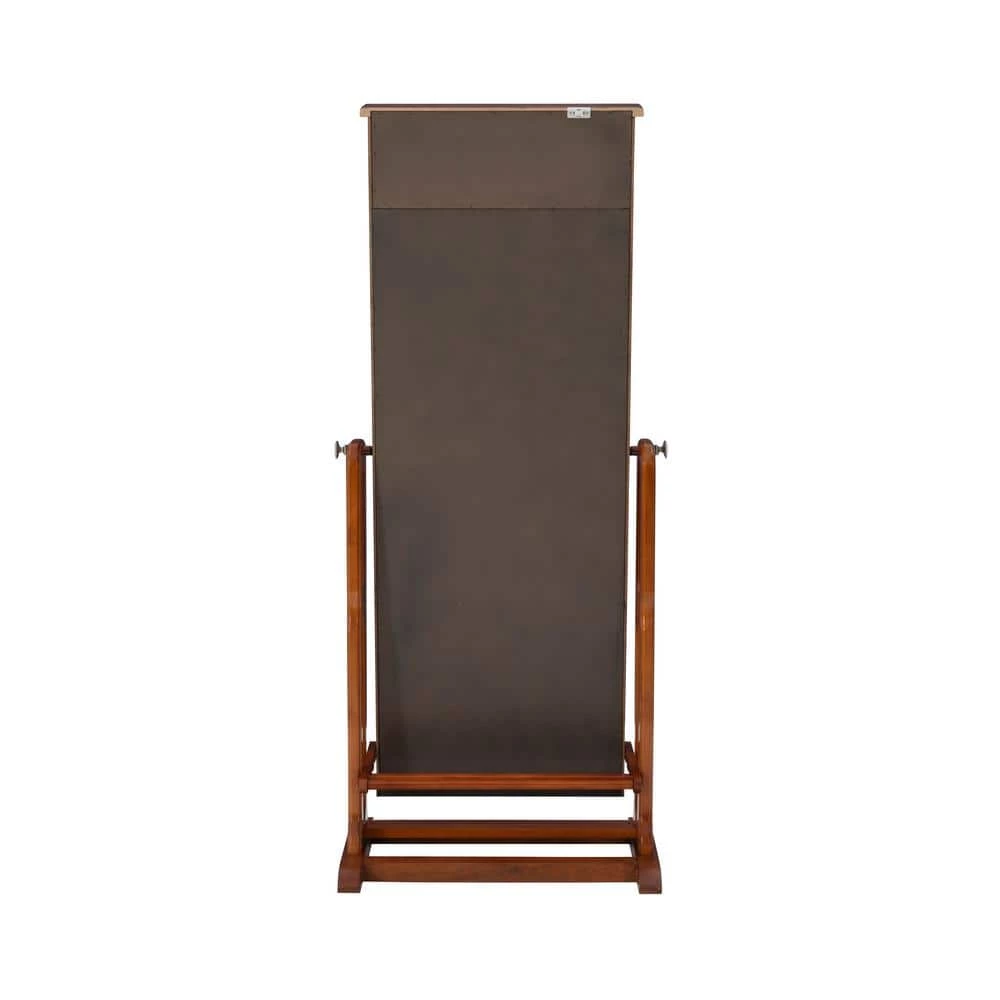 Sirena Cherry Cheval Mirrored Jewelry Armoire 26.5 in. W x 19 in. D x 59.75 in. H by Powell Company 5 Sirena Cherry Cheval Mirrored Jewelry Armoire 26.5 in. W x 19 in. D x 59.75 in. H by Powell Company - Image 3