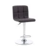 Chad 35.6 in. H - 44 in. H Chocolate Faux Leather Chrome Adjustable Barstool with Faux Leather Seat by Powell Company -Powell Company Shop chocolate brown powell company bar stools hd1672bs21 64 1000