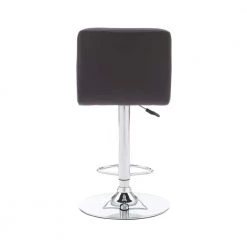 Chad 35.6 in. H - 44 in. H Chocolate Faux Leather Chrome Adjustable Barstool with Faux Leather Seat by Powell Company -Powell Company Shop chocolate brown powell company bar stools hd1672bs21 66 1000